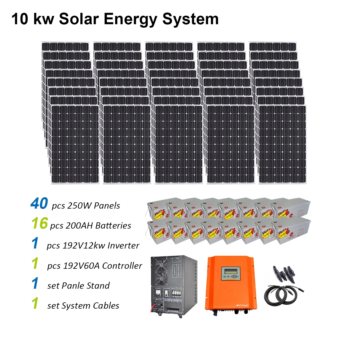 Bodenstehender 10-kW-Wechselrichter für netzunabhängige reine Sinuswellen-Solarstromanlagen