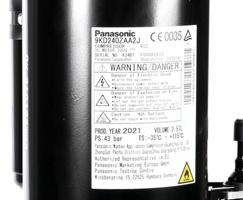 3PH DC-Wechselrichter Panasonic Rotations-Klimaanlagen-Haushaltskompressoren