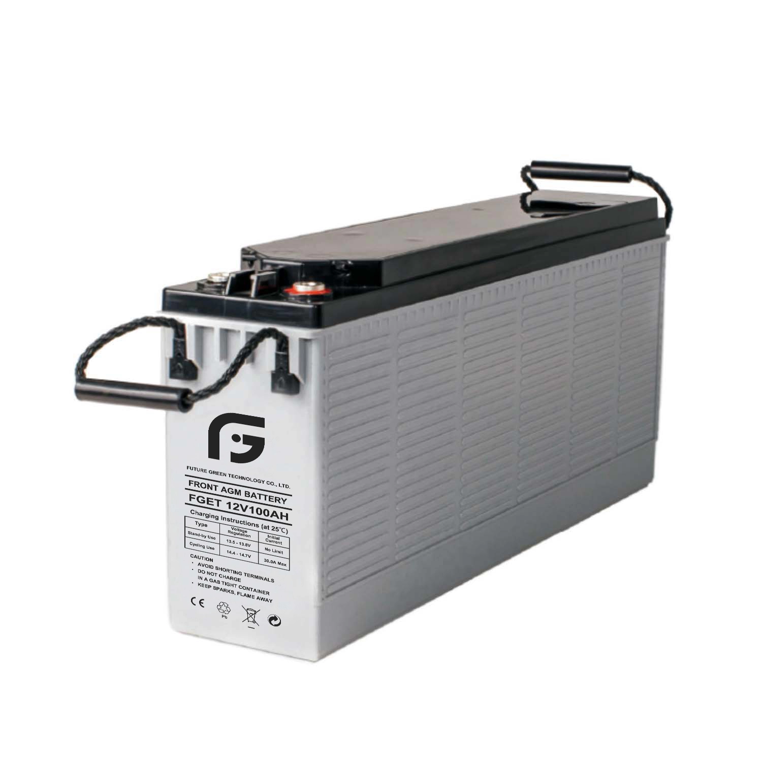 12V100ah Front Terminal Deep Cycle Accumulator Solar Inverter Batterie