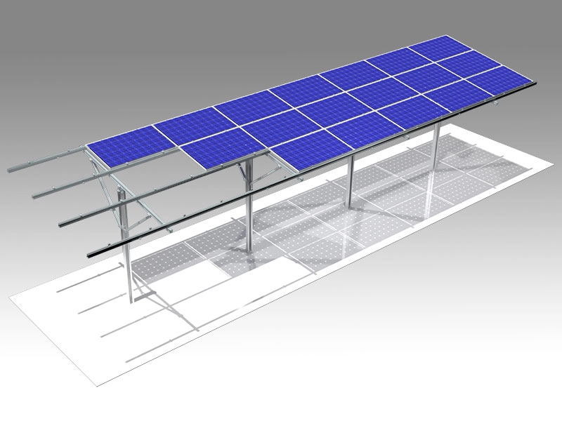Bifaziale Solarmodule Freiflächenanlage
