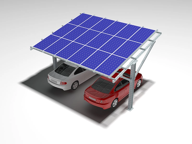 Solar Steel Carport Vormontiertes Bodenmontagesystem