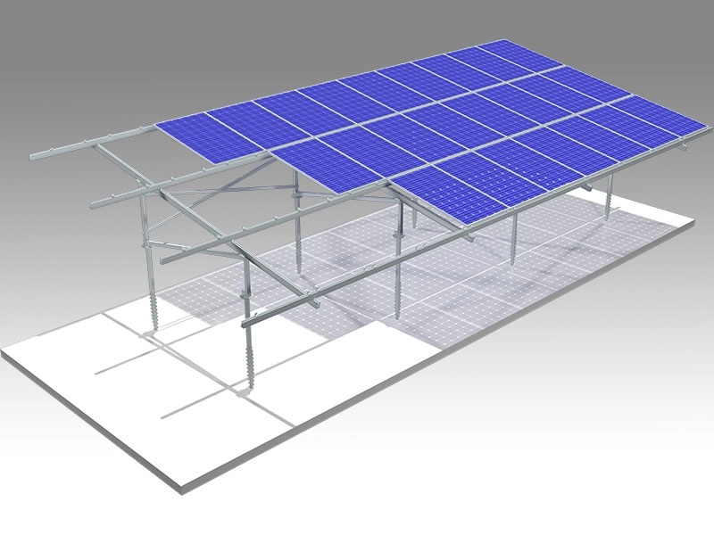 Bifaziales Solar-Montagesystem