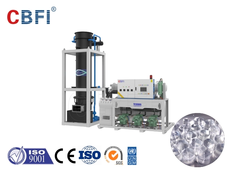 CBFI Vollrohr-Eismaschinen mit Vollzylinder-Eis