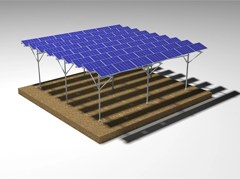 Solarregal-Montagesystem für landwirtschaftliche Gewächshäuser