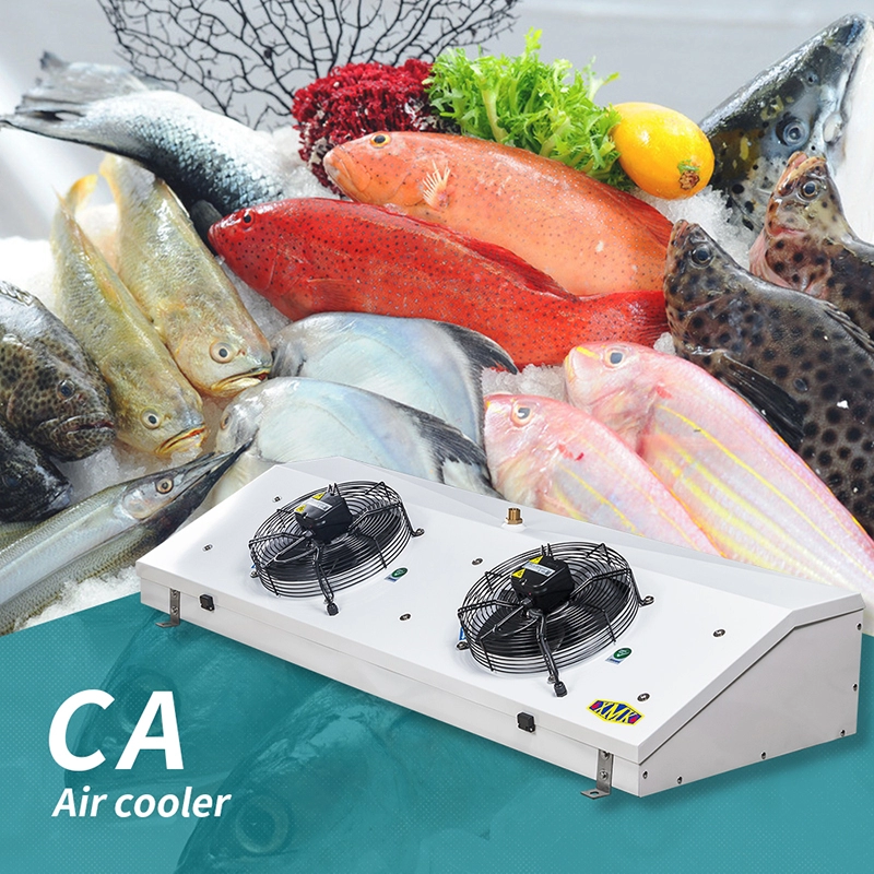 Das Kühlsystem für Meeresfrüchte verwendet einen handelsüblichen Luftkühler