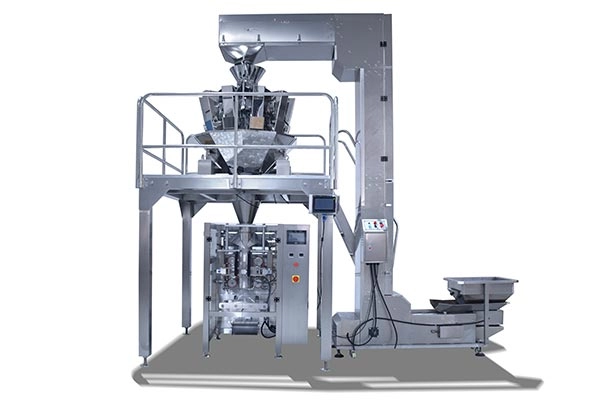 Multifunktionsautomatisches Wiegen von Popcorn Puffed Food Packaging Machine