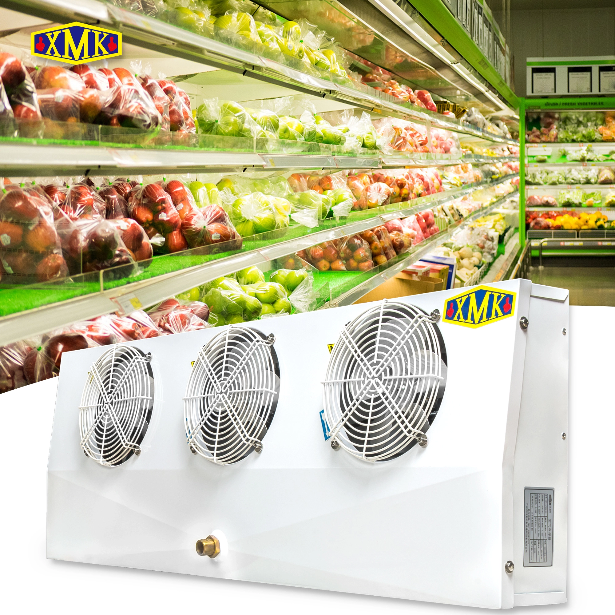 Kühlschrankverdampfer der DE-Serie für Supermarktkühlschränke