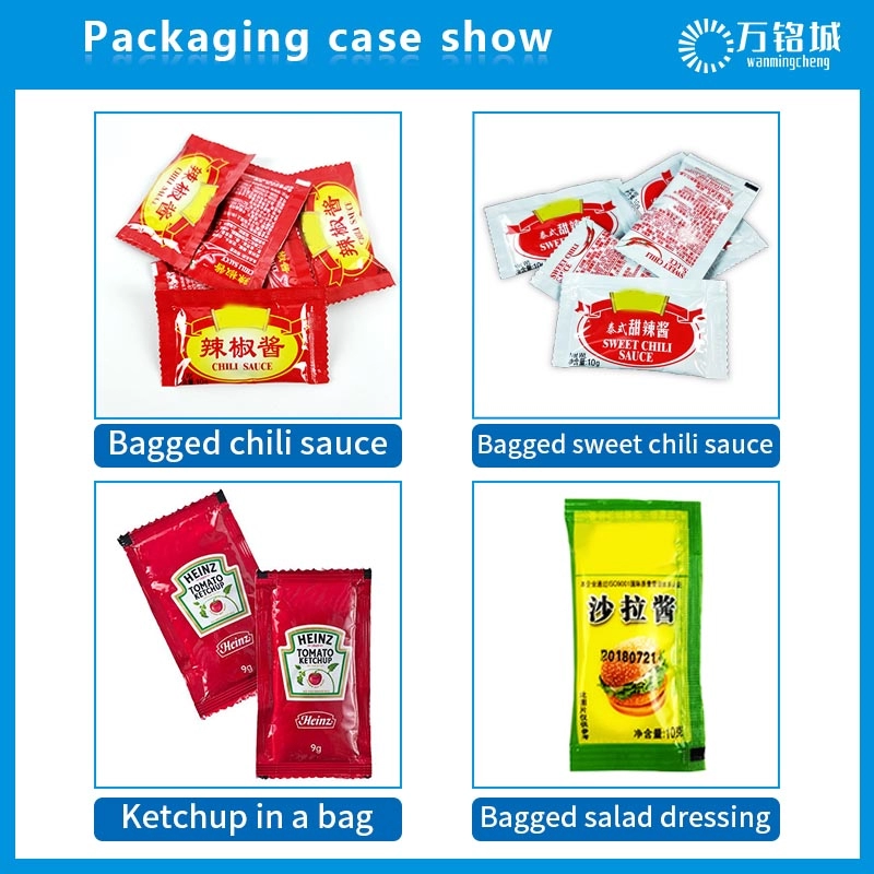 Benutzerdefinierte 1ml-100ml Flüssigkeitsverpackungsmaschine Honig, quantitative Ketchup-Verpackungsmaschine