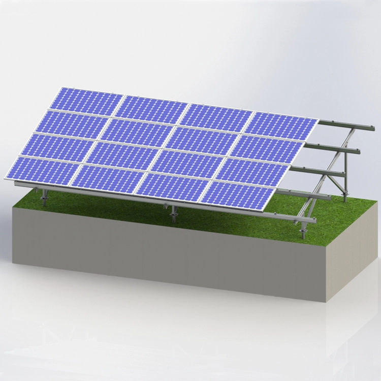 Bodenmontierte Solarpanel-Regalsysteme