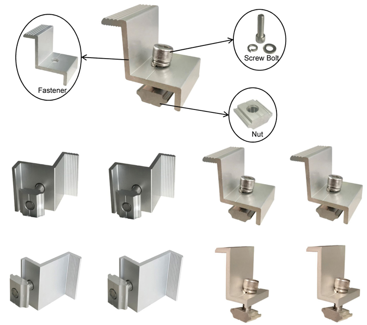 Solar Panel End Clamp