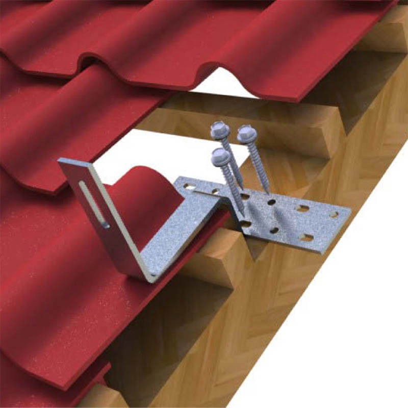 Solar-Montagesystem für Dachziegel aus Beton
