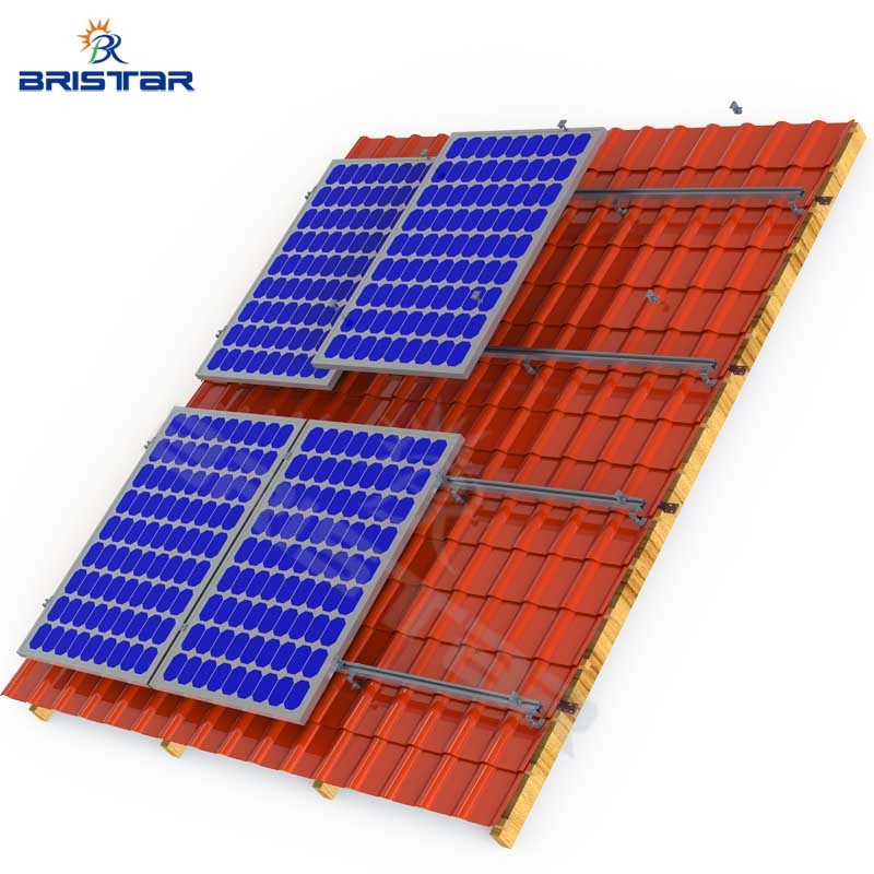 Solar-Montagestruktur-Kits für Ziegeldächer
