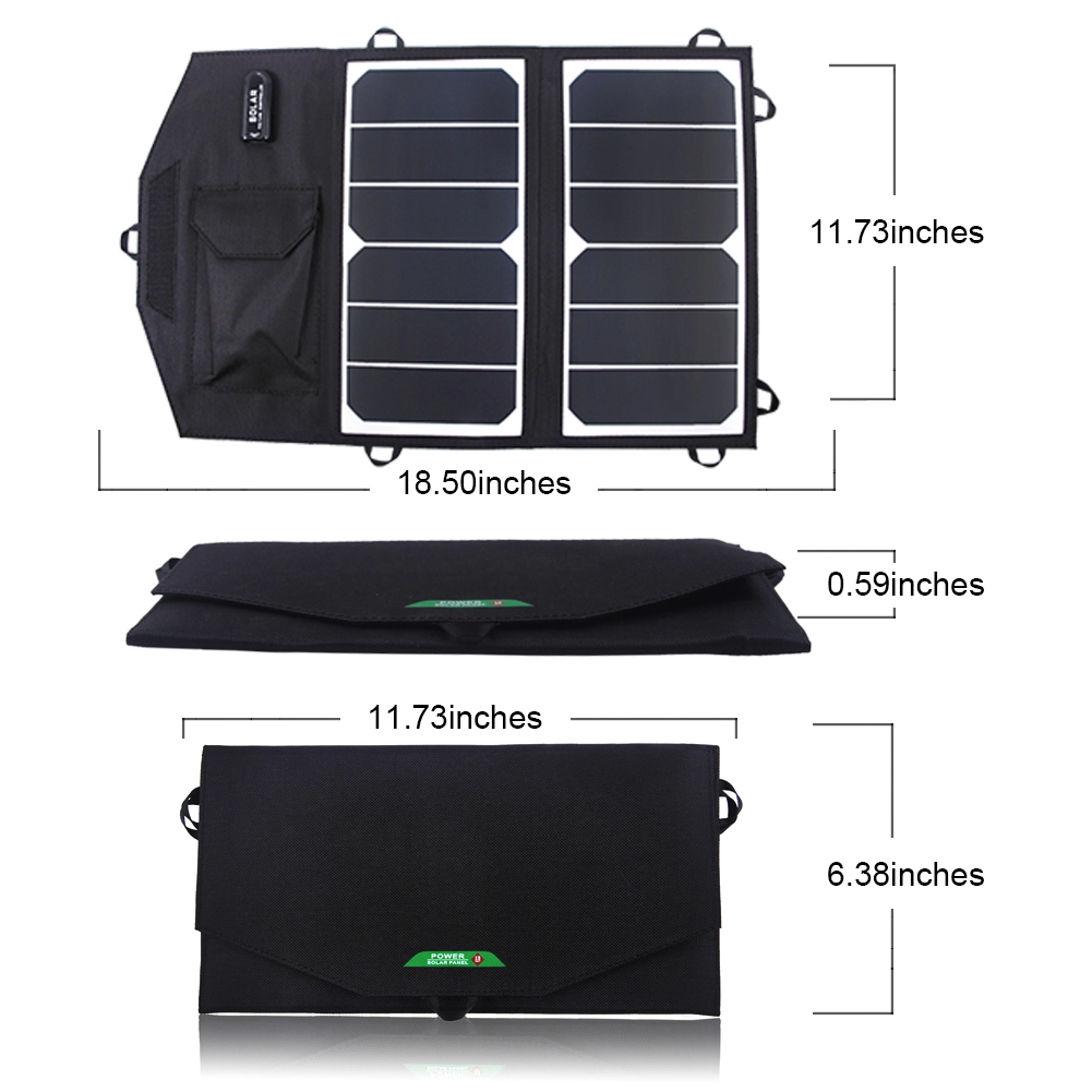 5V 2.6A tragbare Solarpanel-Ladegeräte für Camping