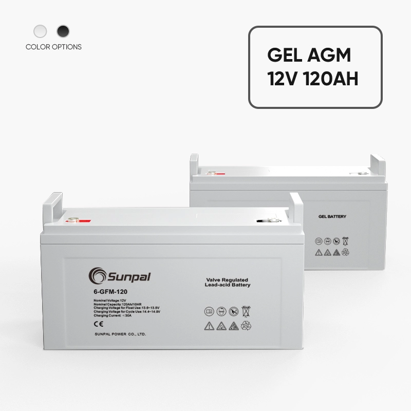 12V 120Ah Solar Power Wiederaufladbare Blei-Säure-Batterie