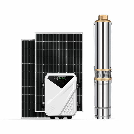 DC-Solarpanel-Tauchbrunnen-Wasserpumpensystem 1,5 PS 110 V