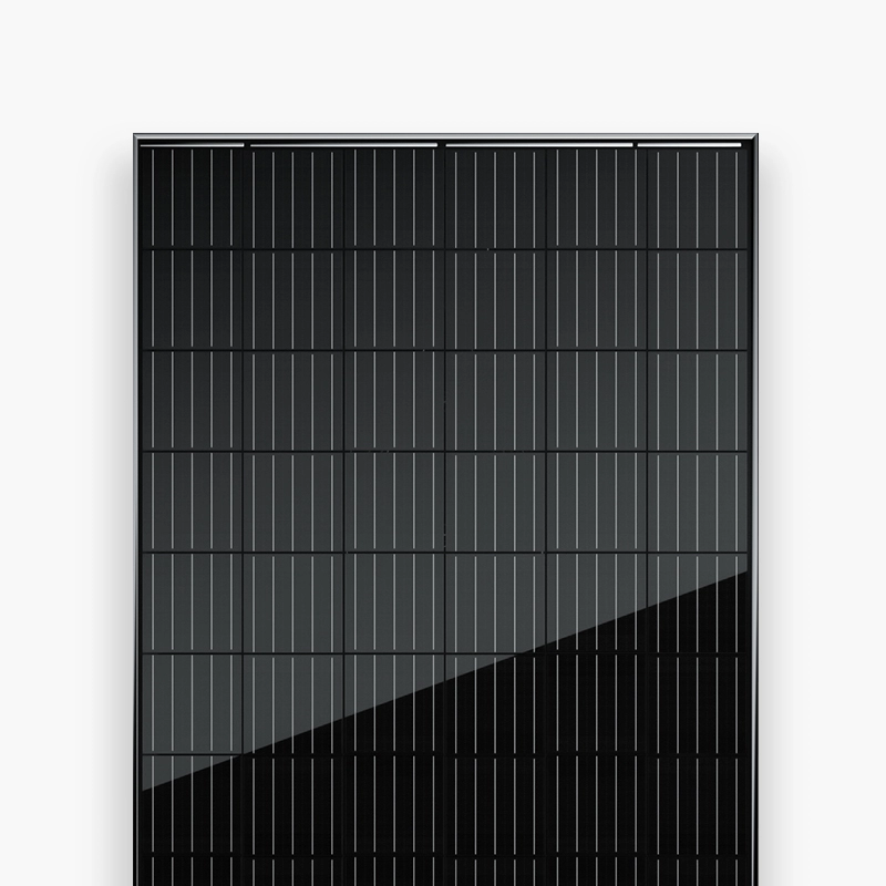 315-330W Monofaziales Solarmodul mit schwarzer Backsheet-Rahmen-Photovoltaikzelle