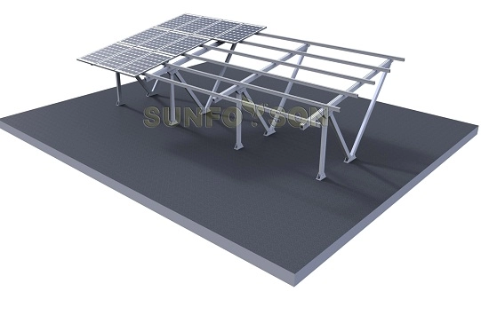 Solar-Carport-Montagestruktur