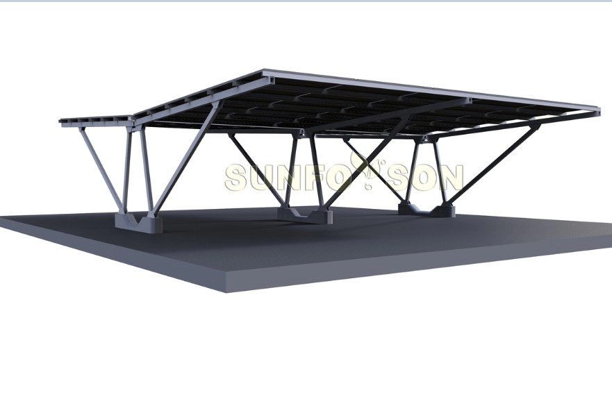 Carport-Montagesystem