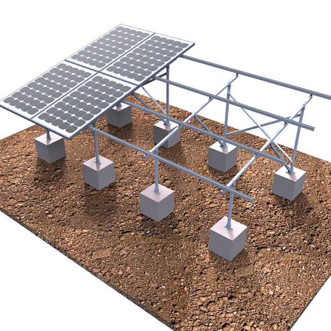 Solar-Montagesystem aus galvanisiertem Stahl