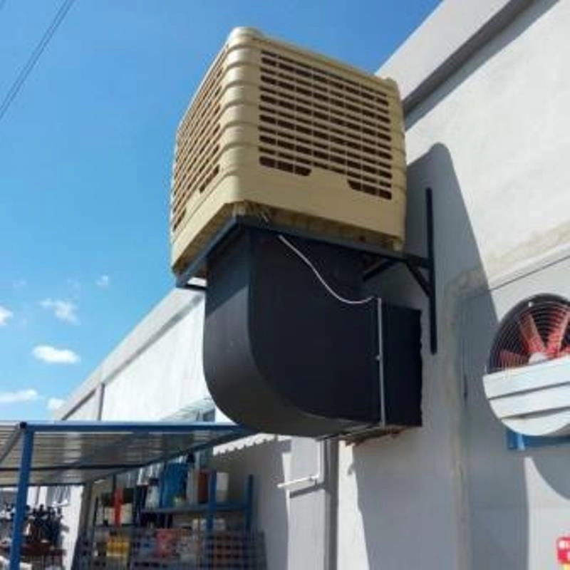 Kohlenstoffarmer großer Luftstromkühler Industrieller Luftkühler Hersteller von auf dem Dach montierten Verdunstungsluftkühlern