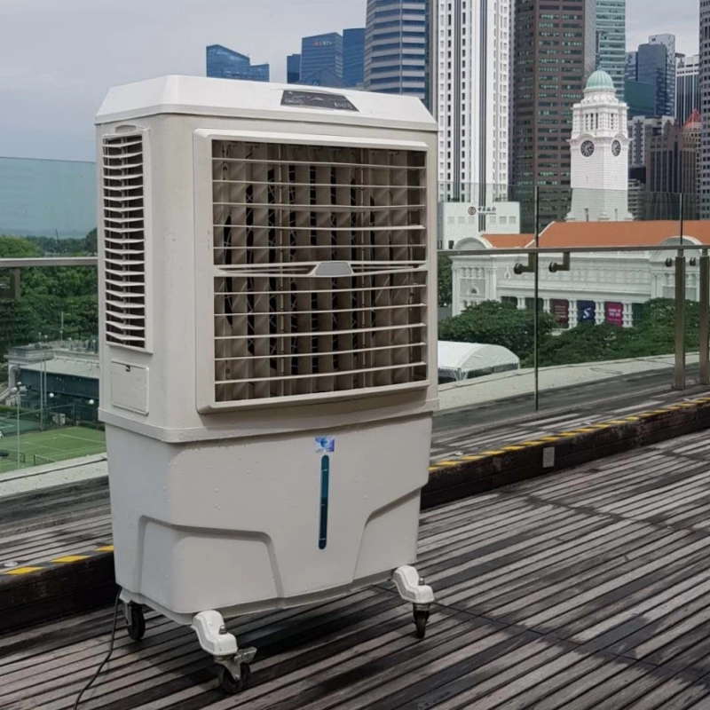 XZ13-080 Haushaltsraum Verdunstungsluftkühler Tragbarer Wasserluftkühler