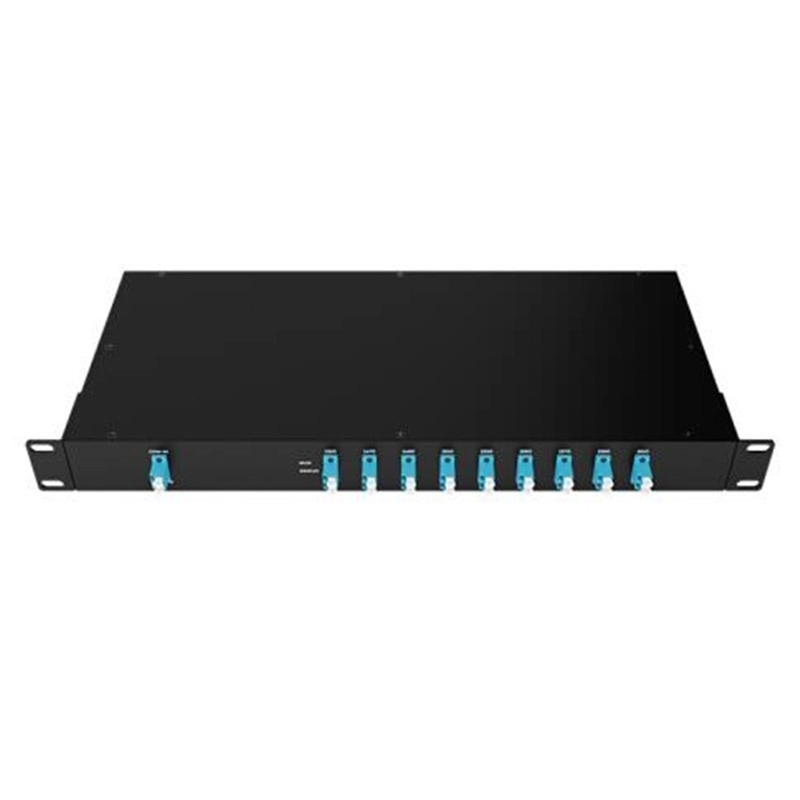 1U-Rackmontage-Patchpanel 100 GHz Flat-Top SC/LC/FC/ST Mux Demux CWDM DWDM WDM