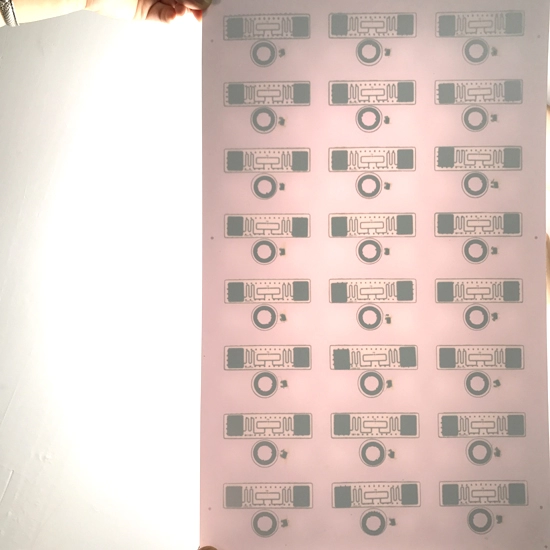 Zweifrequenz-13,56-MHz-UHF-RFID-Einlegeblatt