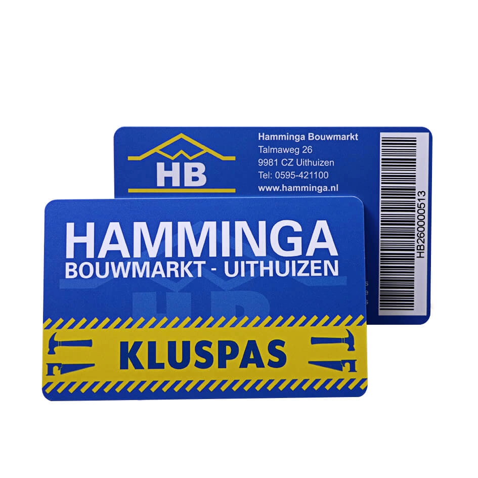 Hochglanz-Mitgliedskarten im Offsetdruck mit Barcode