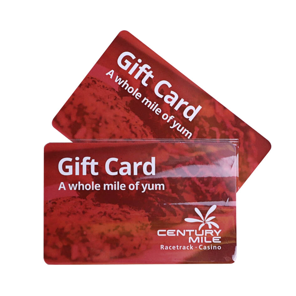 PVC Kreditkartengröße CMYK Offsetdruck Geschenkkarten