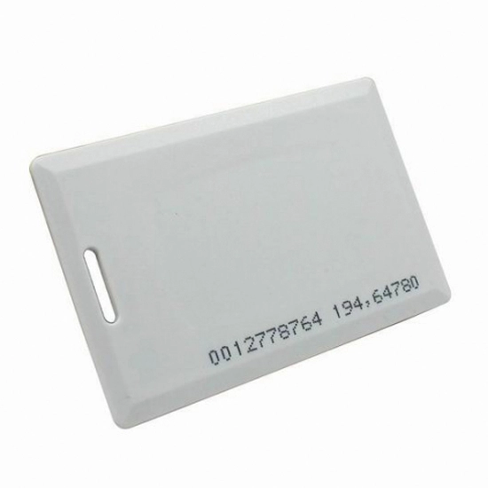 RFID T5577 Chip 125 kHz ID Clamshell Dicke Karte für die Zugangskontrolle