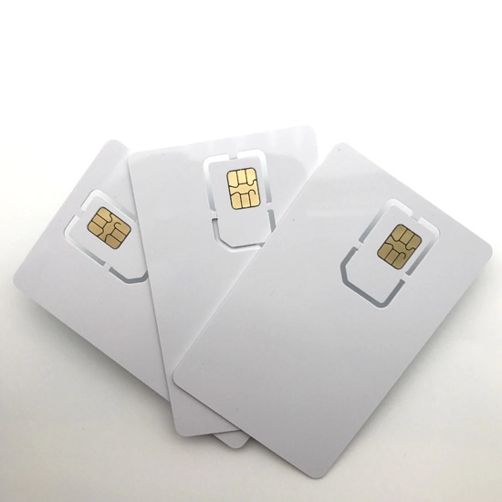 Beschreibbare und lesbare leere SIM-Karte aus Kunststoff