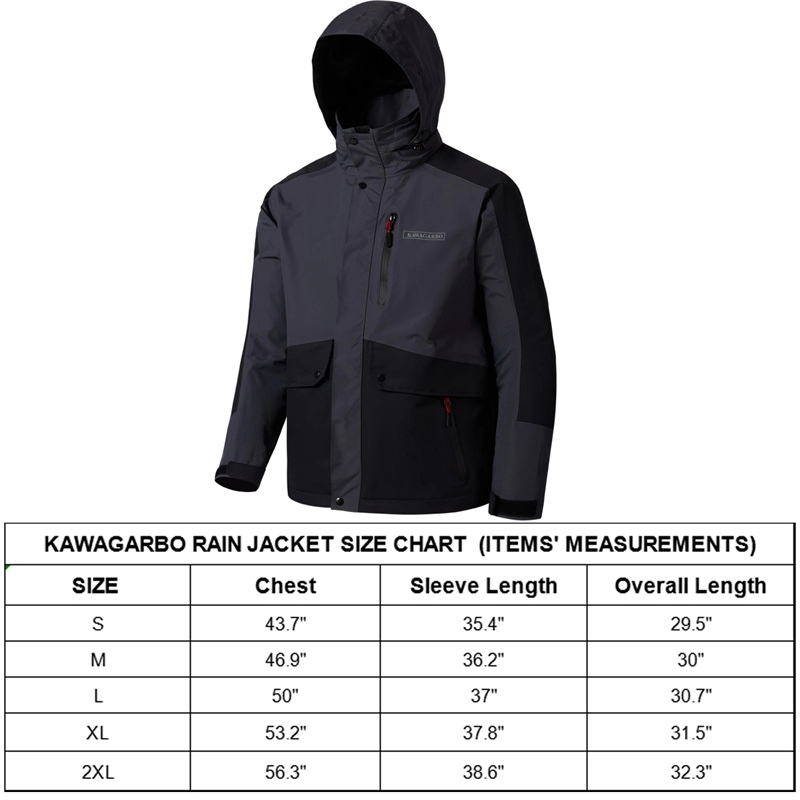 Wasserdichte Wander-Regenjacke, atmungsaktive, nahtversiegelte Outdoor-Jacke zum Angeln, Segeln, Jagen, Reisen