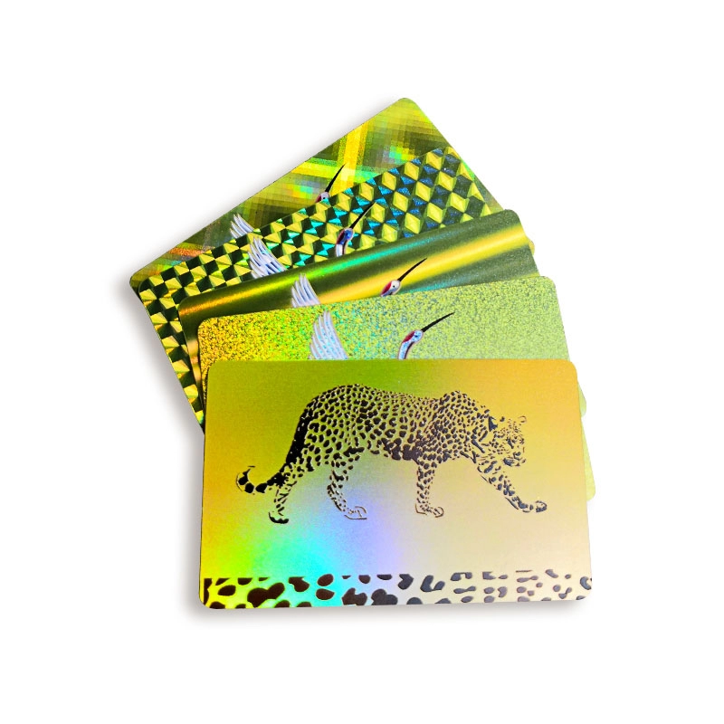Hologramm-Regenbogen-PVC-RFID-Visitenkarte für Hotel