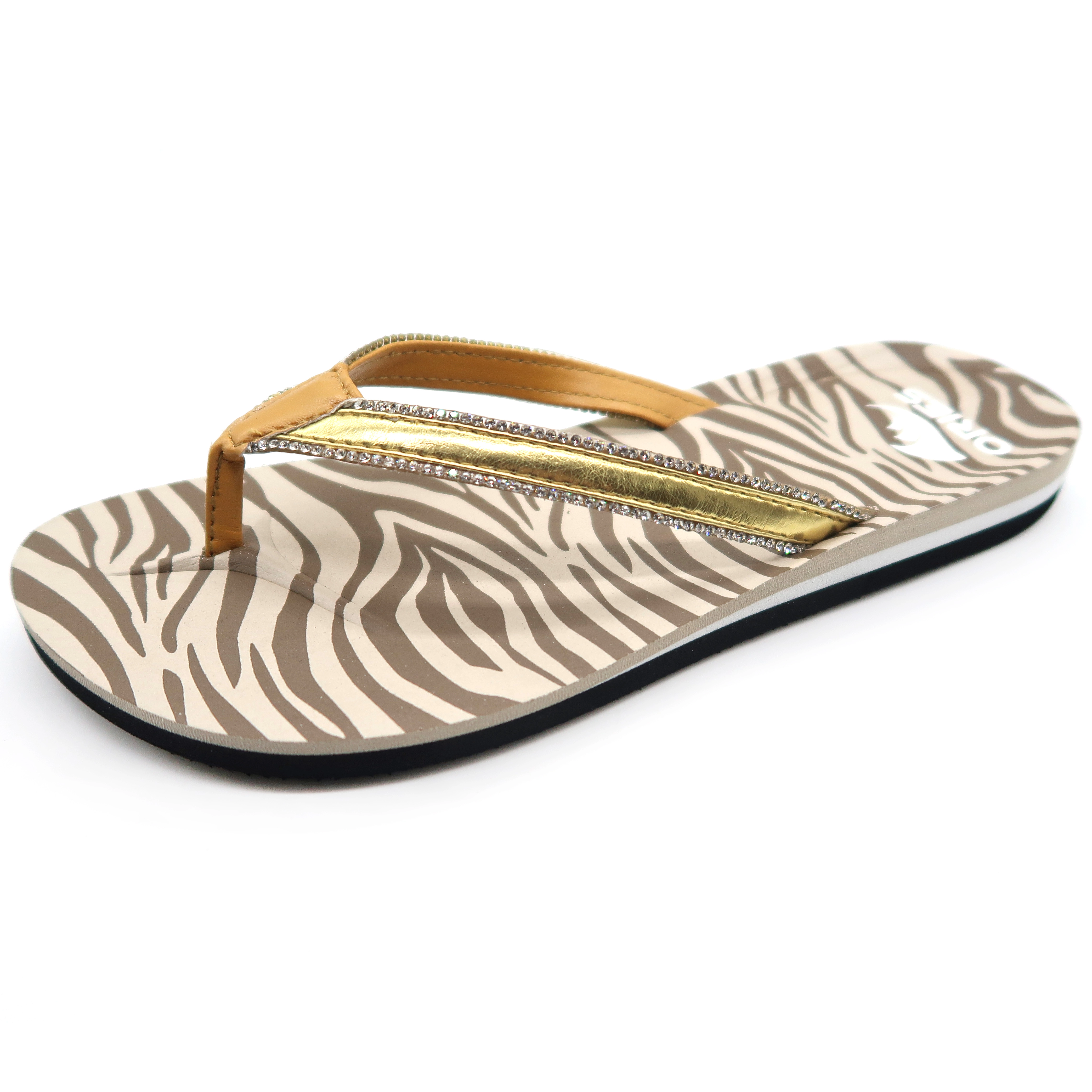 Glänzendes Gleitmaterial, weiche Damen-Flip-Flops, Hausschuhe, Outdoor-Sandalen