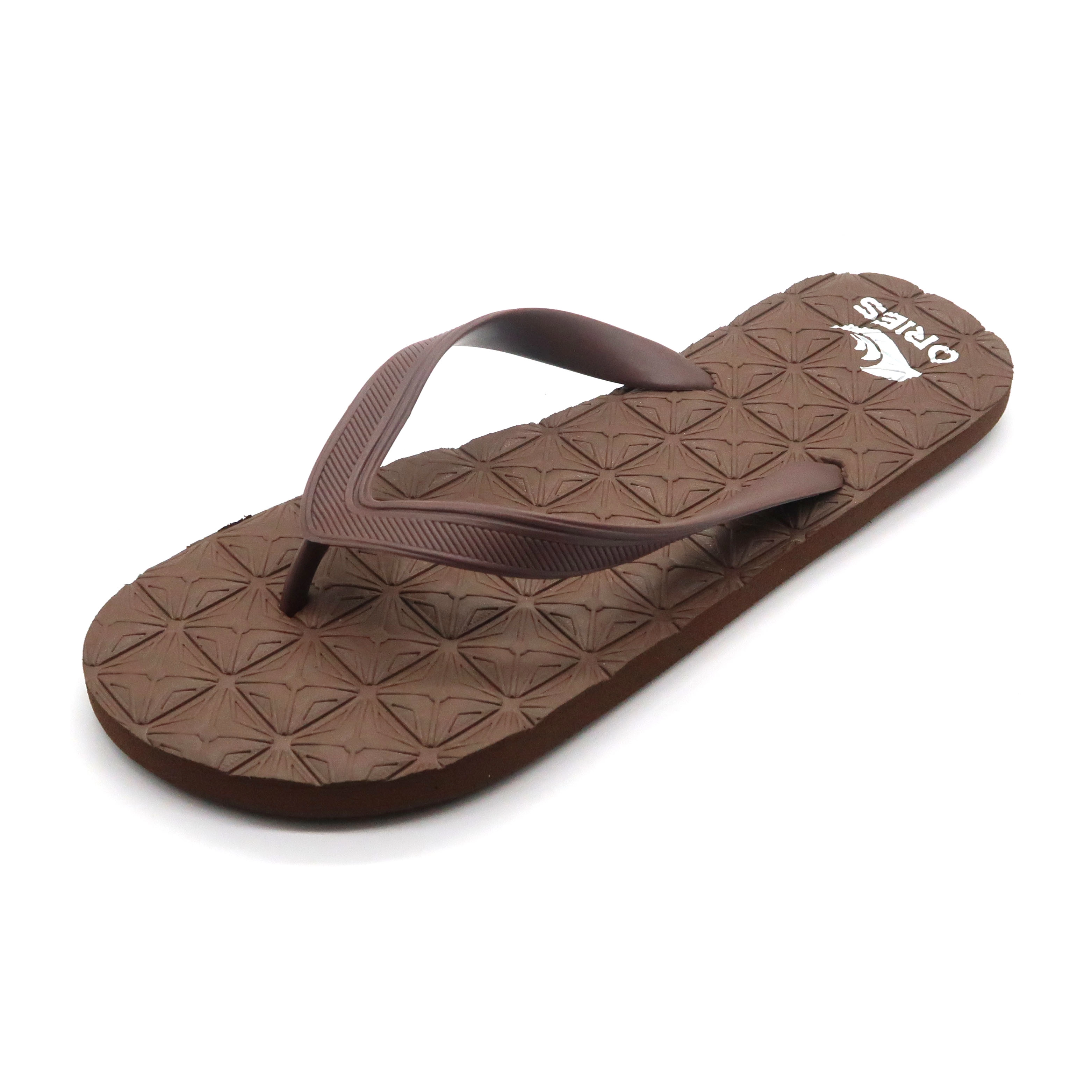 Geprägte Sohle Herren bedrucktes Logo Gummihausschuhe Flip Flops Gummi Flip Flop