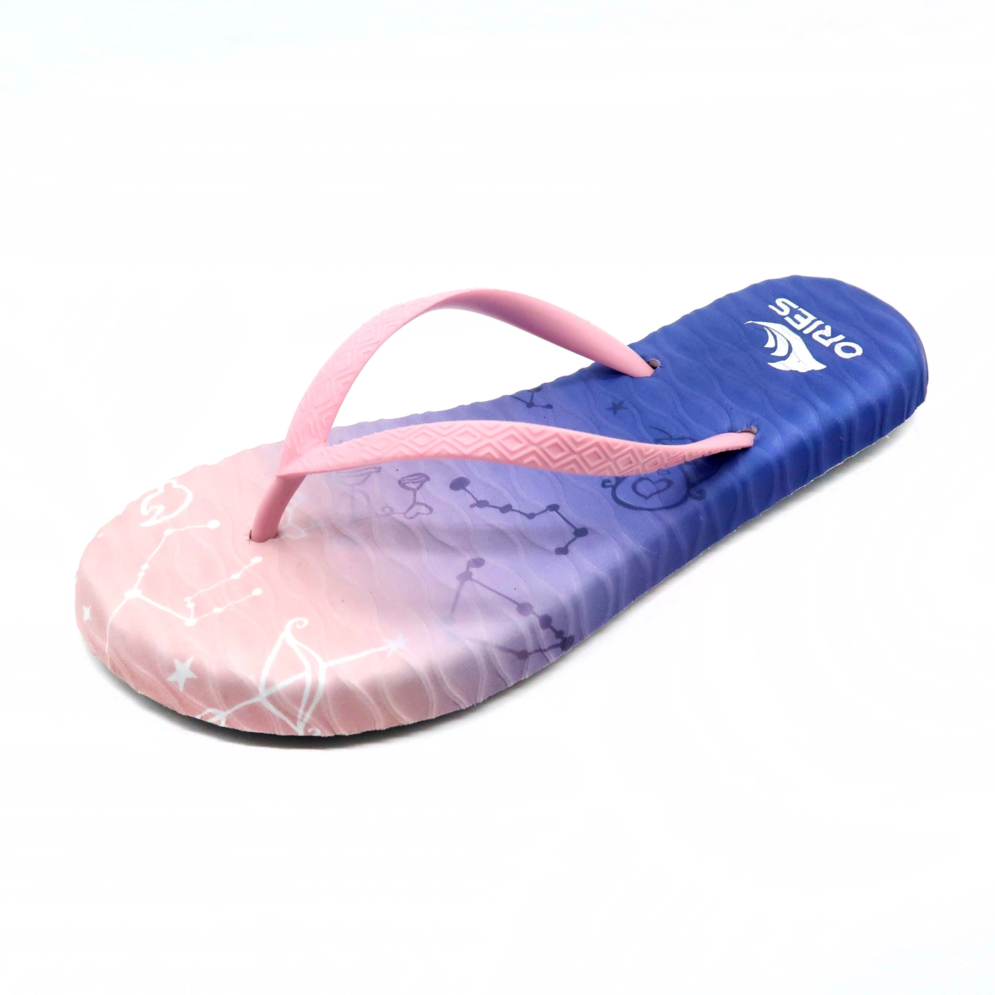 UV-Digitaldruck Konstellation Massage Outdoor Mädchen Flip Flops Sandale