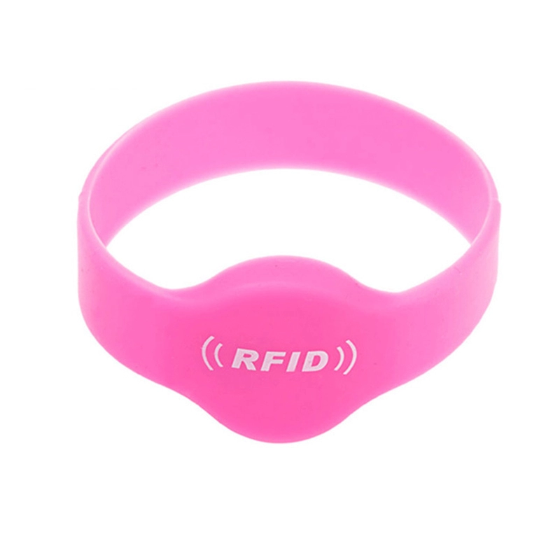 13,56 MHz FM08 Rosa RFID-Silikon-Armbänder