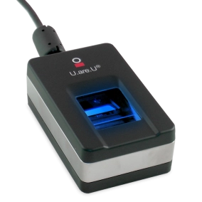 Crossmatch Tragbares biometrisches Fingerabdruck-Lesegerät U.are.U 5300 mit optischem Digitalpersona-Fingerabdrucksensor