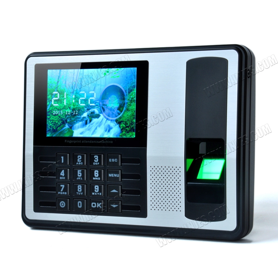 Biometrisches Anwesenheitssystem mit großem LCD-Farbbildschirm im RJ45-Netzwerk