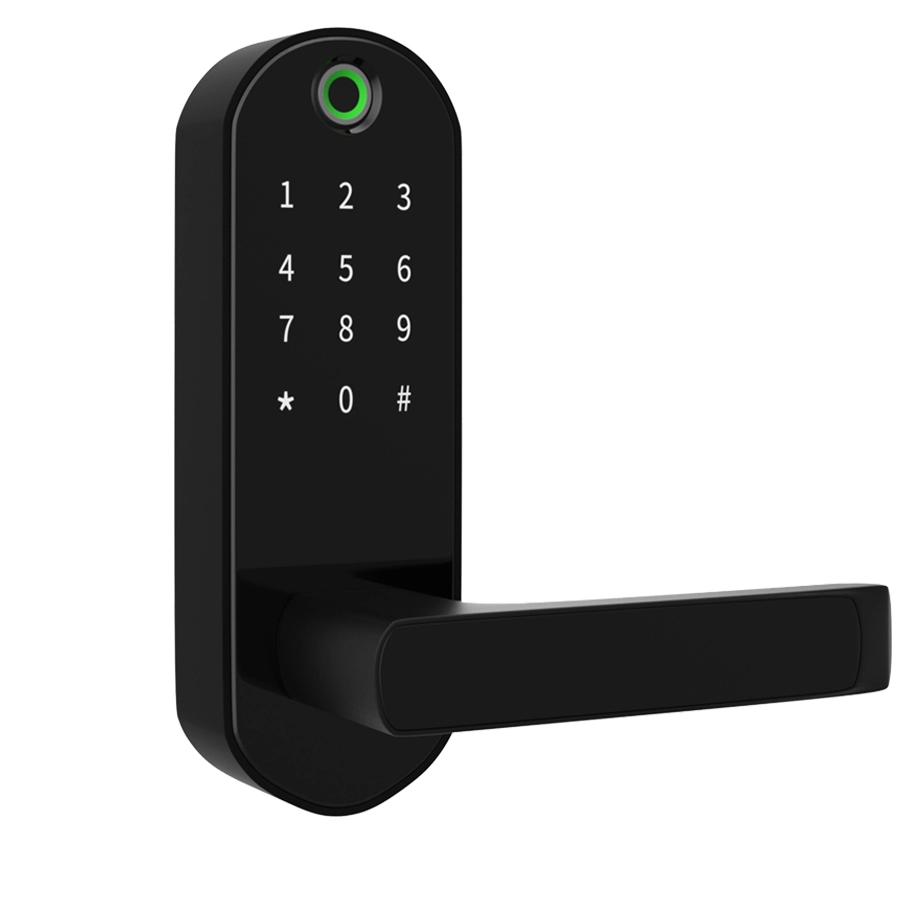 Smart Home System Digitales Passwort NFC-Fingerabdruck-Schlüsselschloss für Holztüren