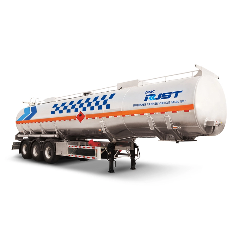 Aluminium-Auflieger für Flüssigkeitstanks ohne Hilfsträger - CIMC RJST Liquid Truck