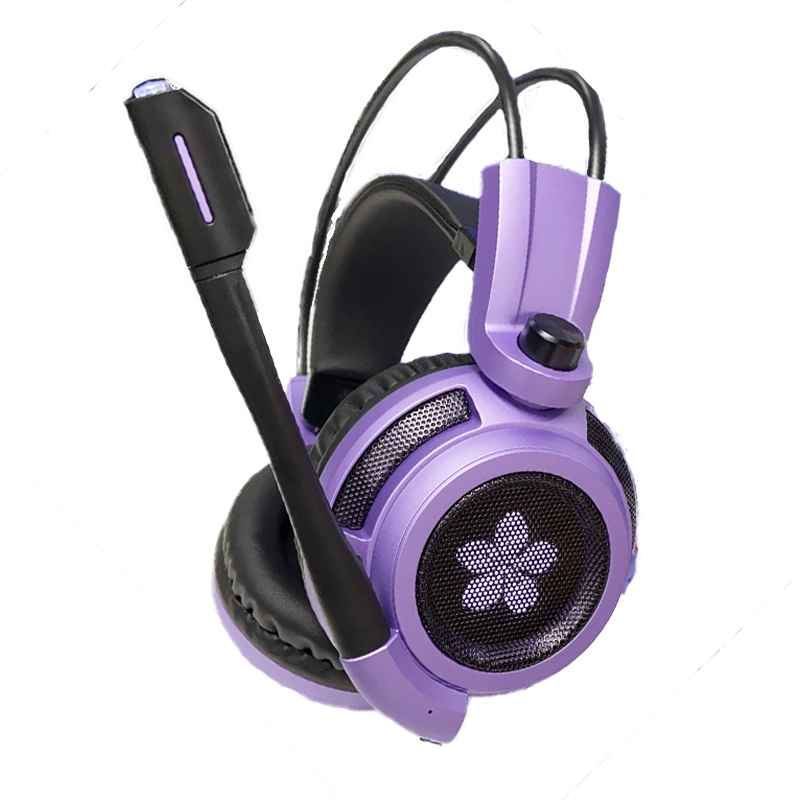 Somic G941 Virtual 7.1 Surround Sound Headset Gaming-Kopfhörer mit Mikrofon lila