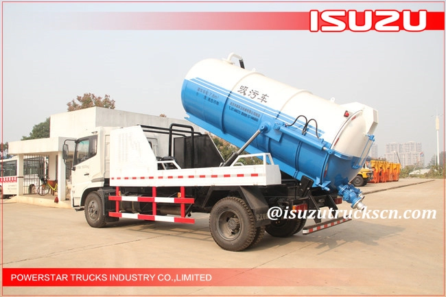 14.000 Liter Uganda FVR FVZ Isuzu Truck Mounted Vakuum-Saugwagen