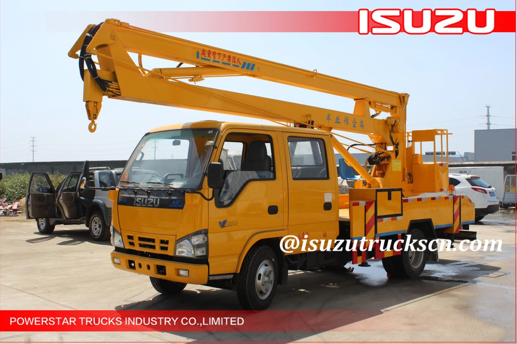 16 m langes hydraulisches Isuzu-Arbeitsbühnenfahrzeug in vietnamesischer Qualität