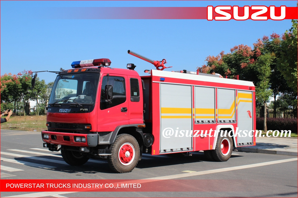Armenien 5000 Liter Einzelkabine Isuzu Feuerwehrfahrzeug Feuerwehrtankwagen