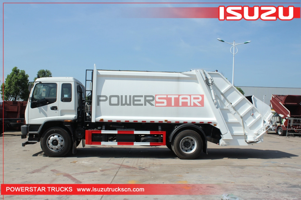 14Cbm Angola 4x2 japanischer Isuzu fvr Müllwagen Müllverdichter