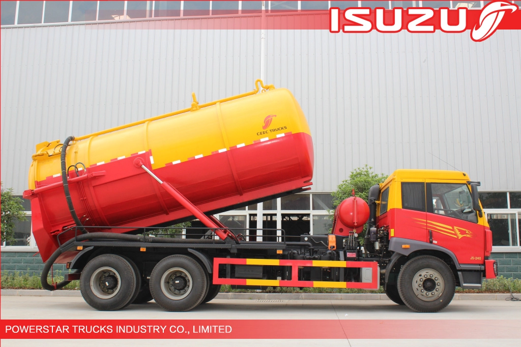 18.000-Liter-Kongo-Hochleistungs-Vakuumlader-Fahrzeug Isuzu