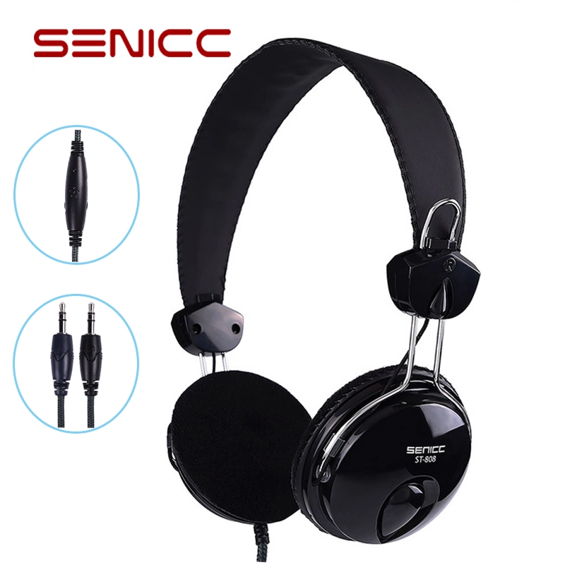 Fabrikpreis Großhandel SENICC ST-808 Stereo-3,5-mm-Headset-PC-Kopfhörer