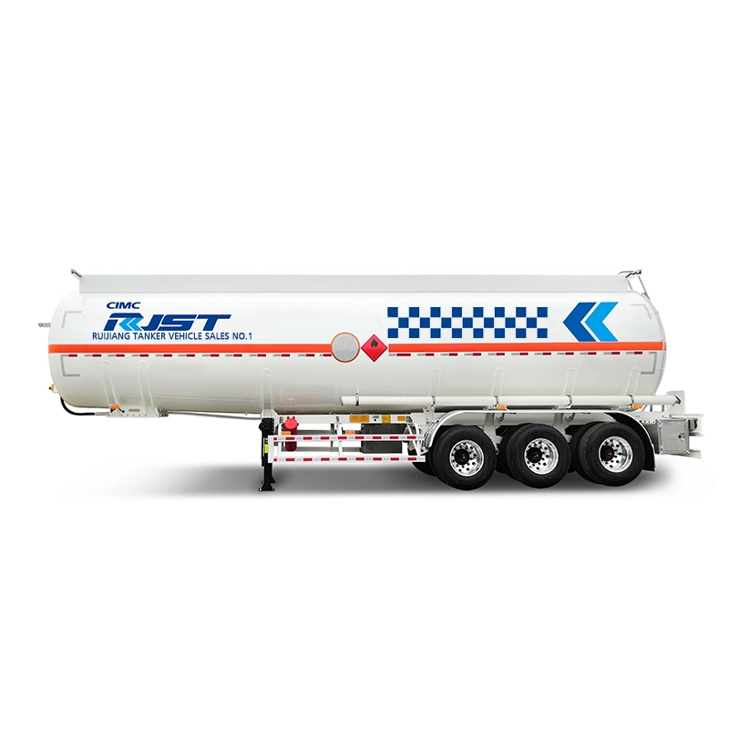Auflieger für Flüssigkeitstanks aus Edelstahl mit bloßem Tank - CIMC RJST Liquid Truck