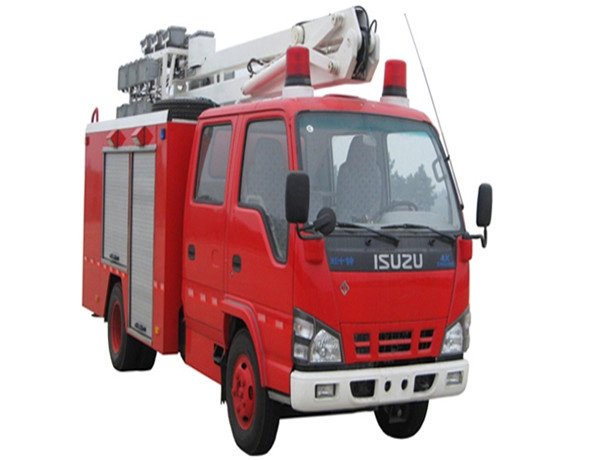 Doppelkabine Isuzu Lighting Fire Truck mit Lichtsystem